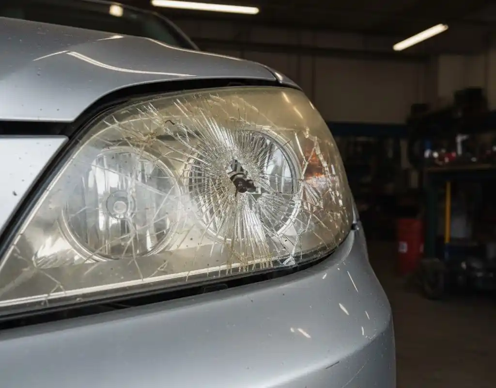 замена стекла фары. ремонт фар в минске